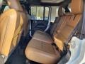 2023 Jeep Wrangler Unlimited Dark Saddle/Black Interior Rear Seat Photo