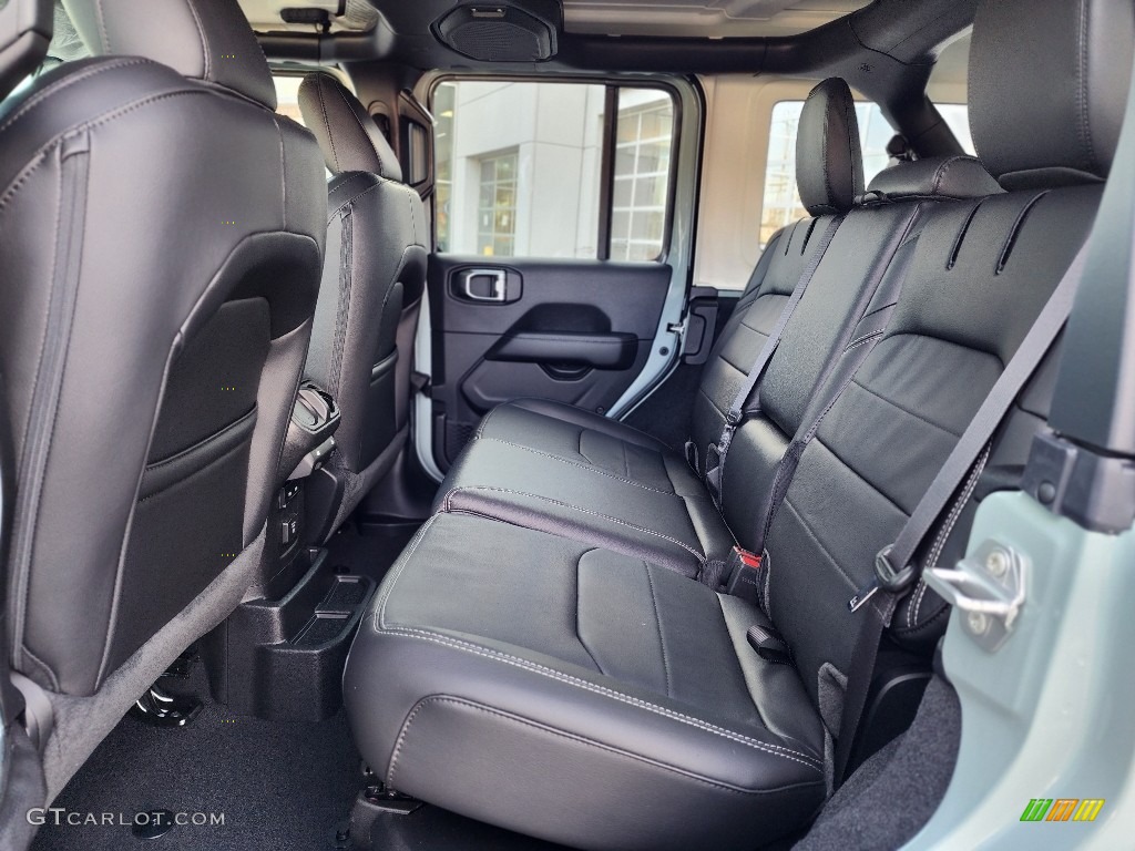 Black Interior 2023 Jeep Wrangler Unlimited Sahara 4XE Hybrid Photo #145541725