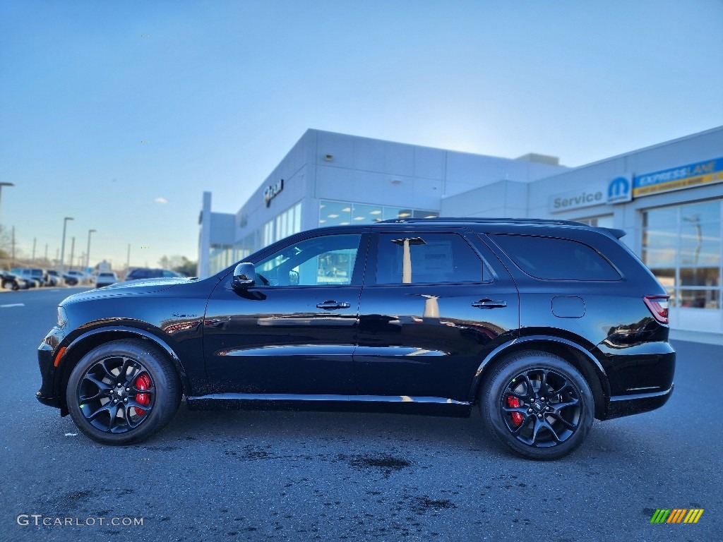 DB Black 2023 Dodge Durango R/T Blacktop AWD Exterior Photo #145542271