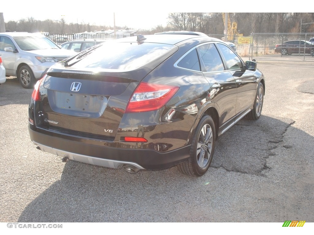 2013 Crosstour EX-L V-6 - Kona Coffee Metallic / Black photo #5