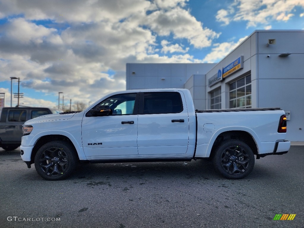 Bright White 2023 Ram 1500 Limited Crew Cab 4x4 Exterior Photo #145542547