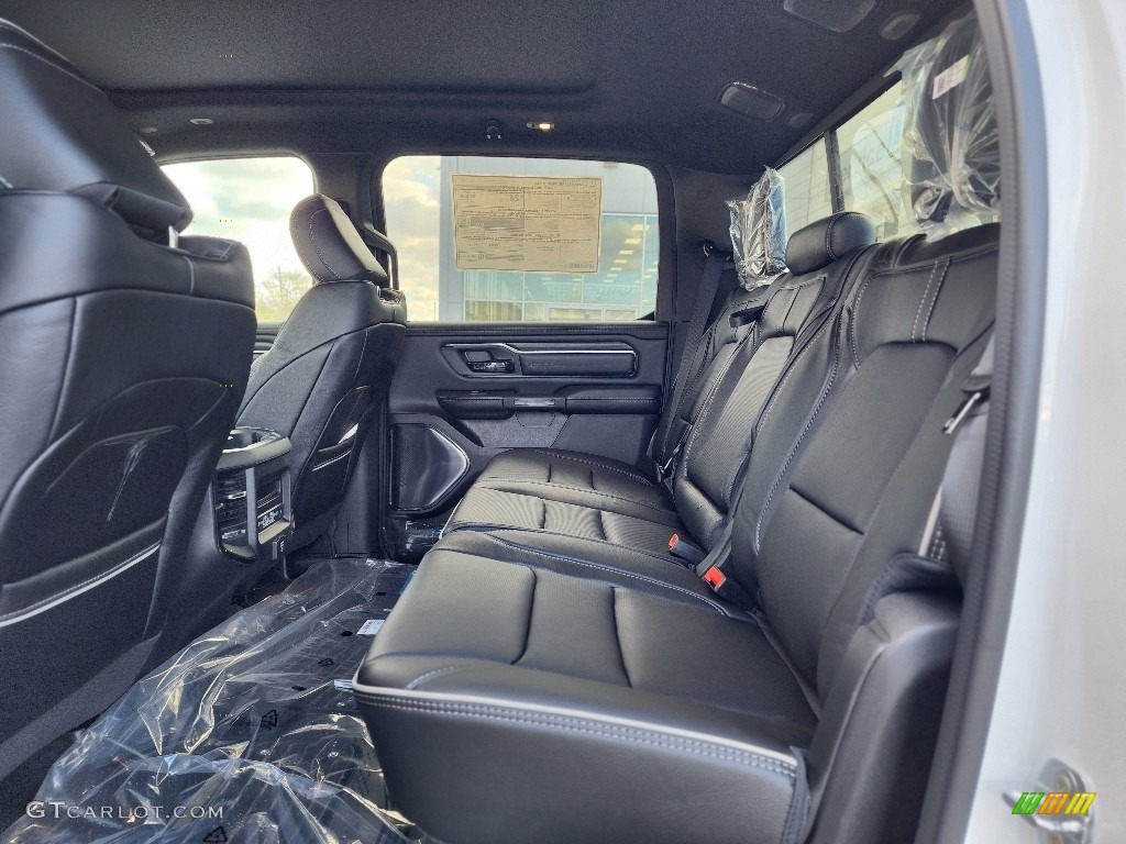 Black Interior 2023 Ram 1500 Limited Crew Cab 4x4 Photo #145542619