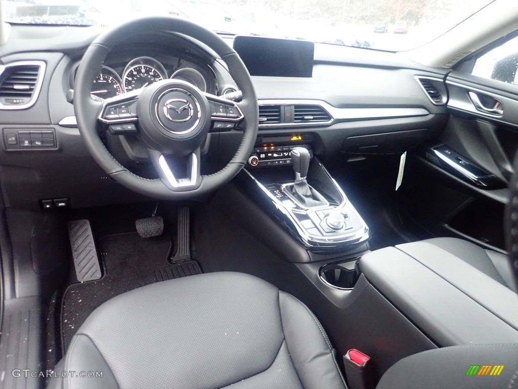 Black Interior 2023 Mazda CX-9 Touring AWD Photo #145542658
