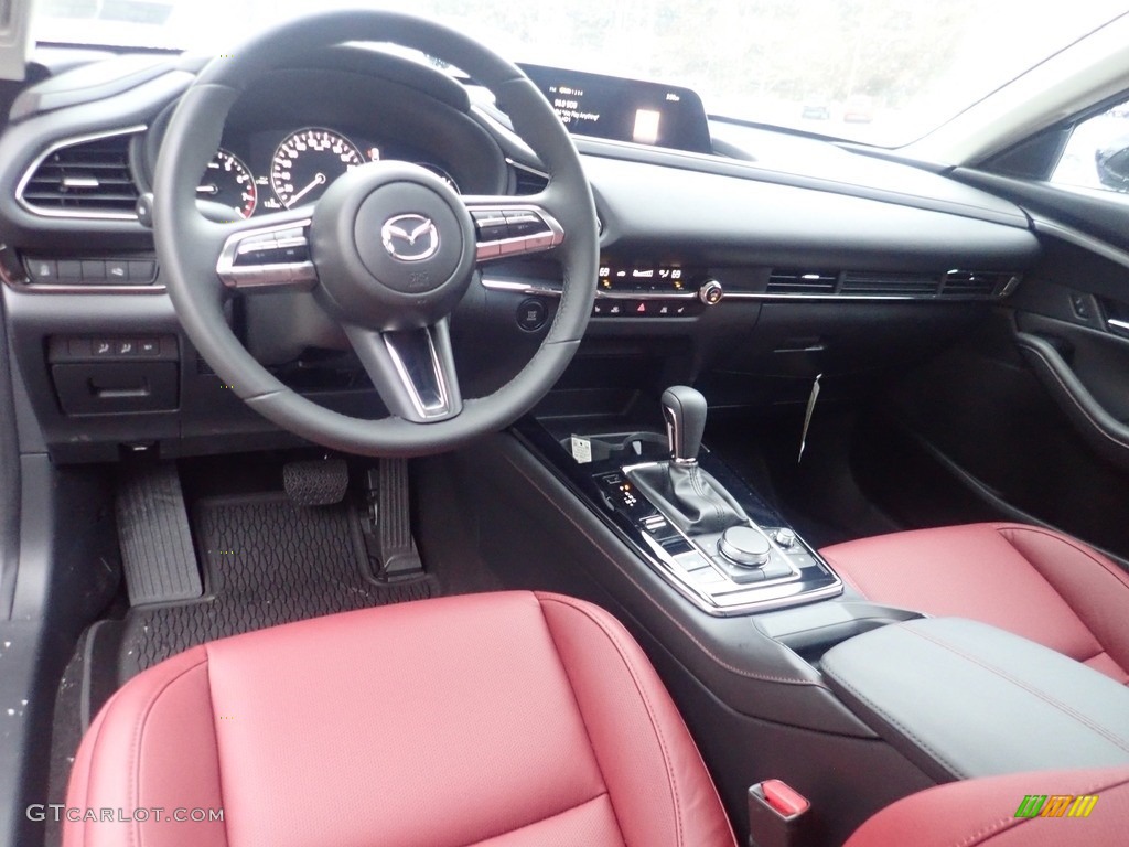 Red Interior 2023 Mazda CX-30 S Carbon Edition AWD Photo #145542970