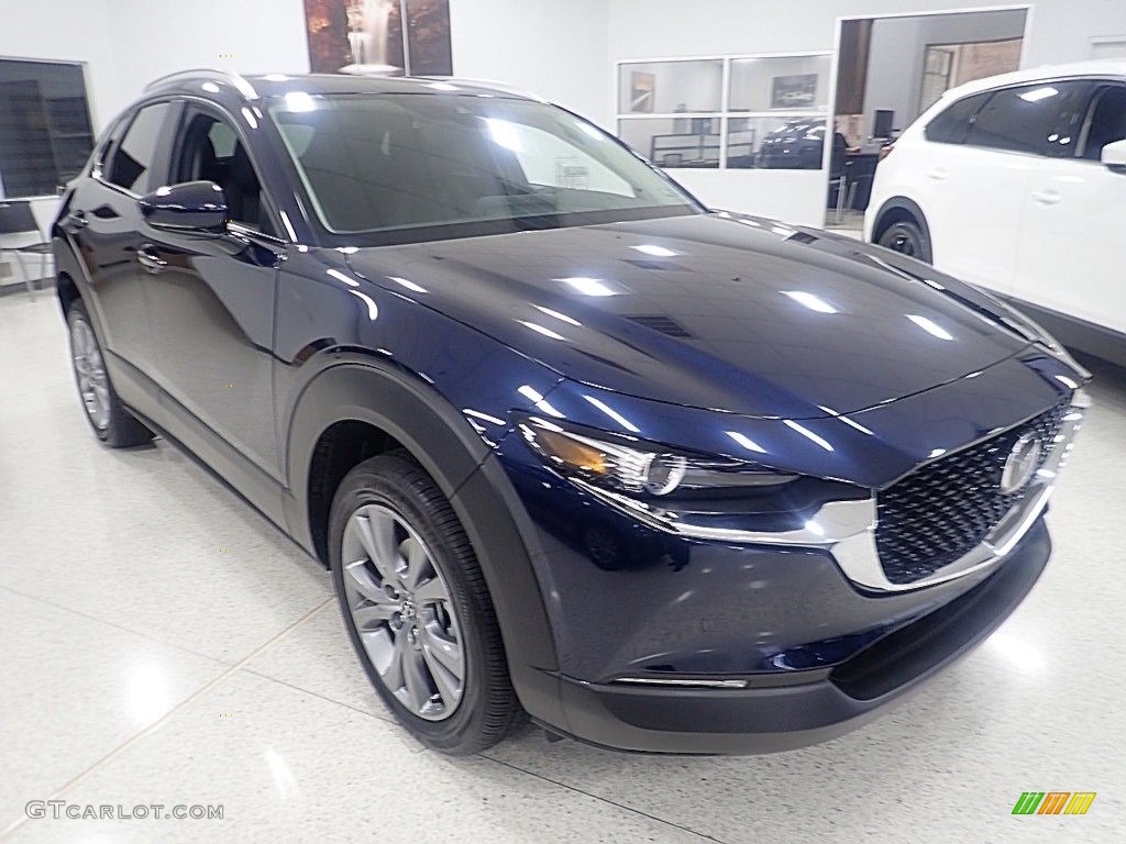 2023 CX-30 S Preferred AWD - Deep Crystal Blue Mica / Black photo #8