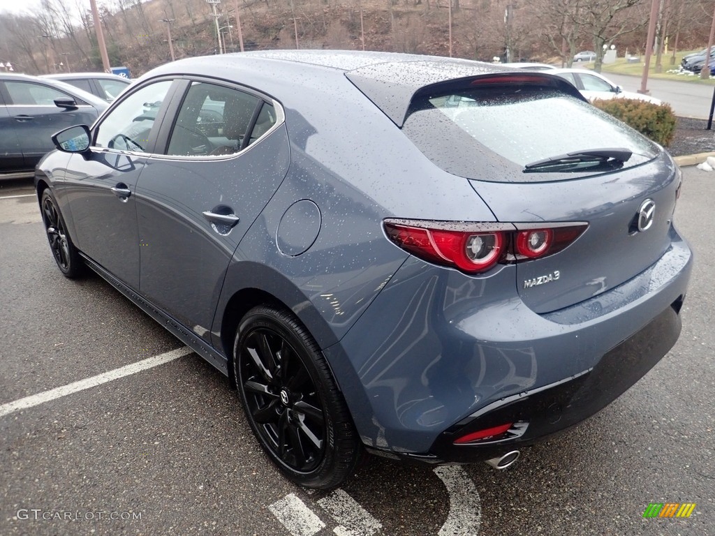 2023 Mazda3 2.5 S Carbon Edition Hatchback - Polymetal Gray Metallic / Red photo #5