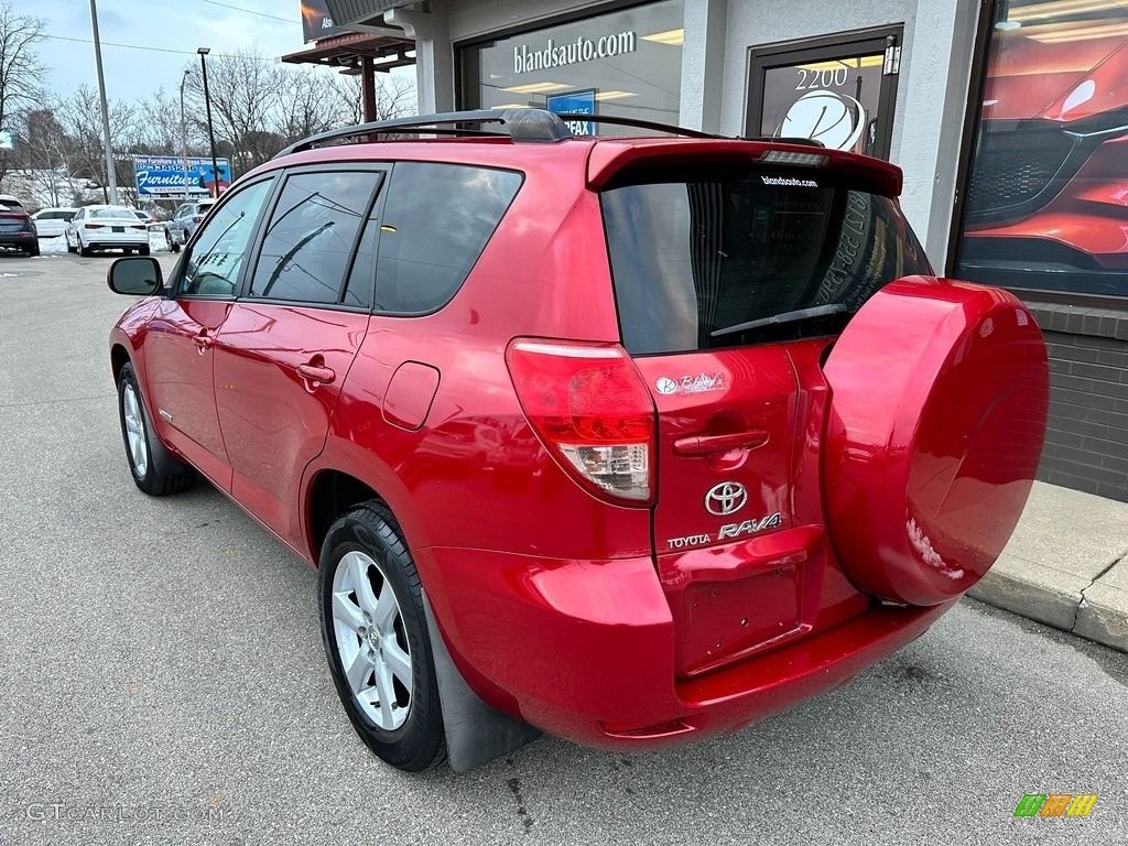 2008 RAV4 Limited V6 4WD - Barcelona Red Pearl / Ash photo #34