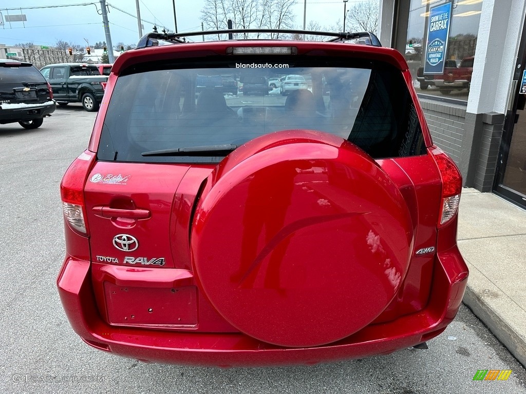 2008 RAV4 Limited V6 4WD - Barcelona Red Pearl / Ash photo #35