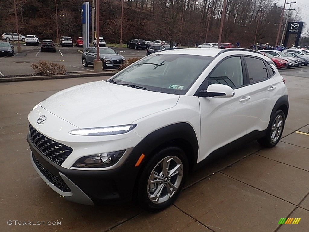 Lunar White 2023 Hyundai Kona SEL AWD Exterior Photo #145544116