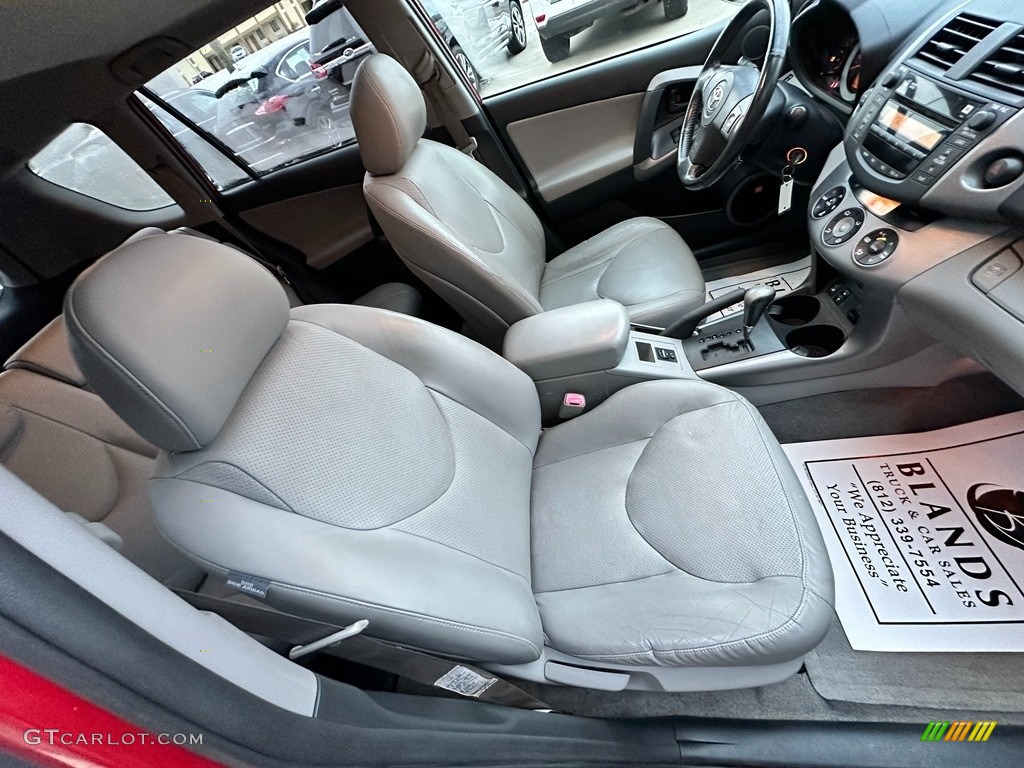 2008 RAV4 Limited V6 4WD - Barcelona Red Pearl / Ash photo #49