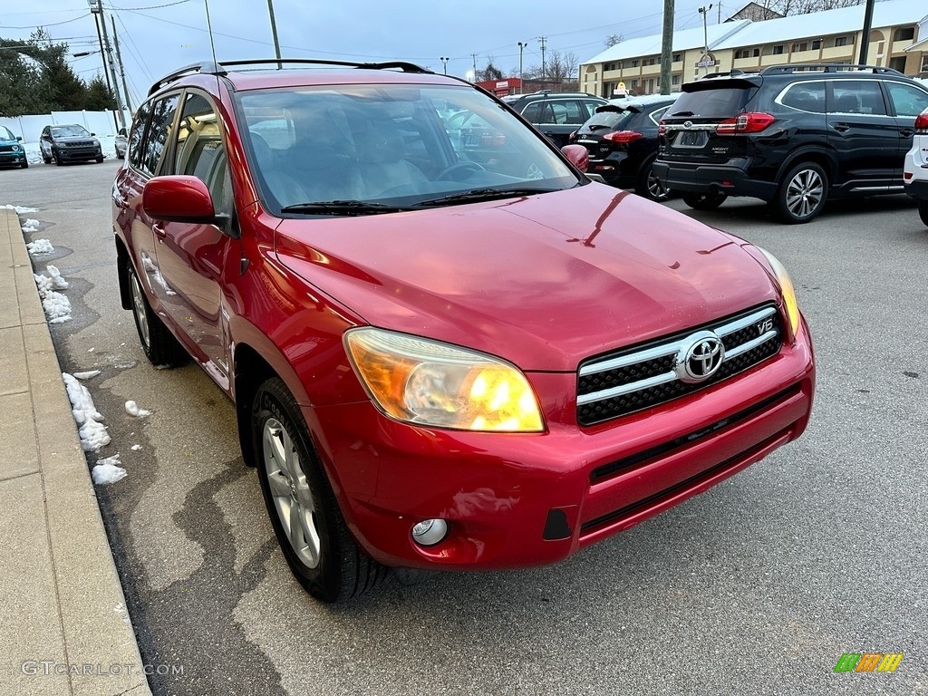2008 RAV4 Limited V6 4WD - Barcelona Red Pearl / Ash photo #51