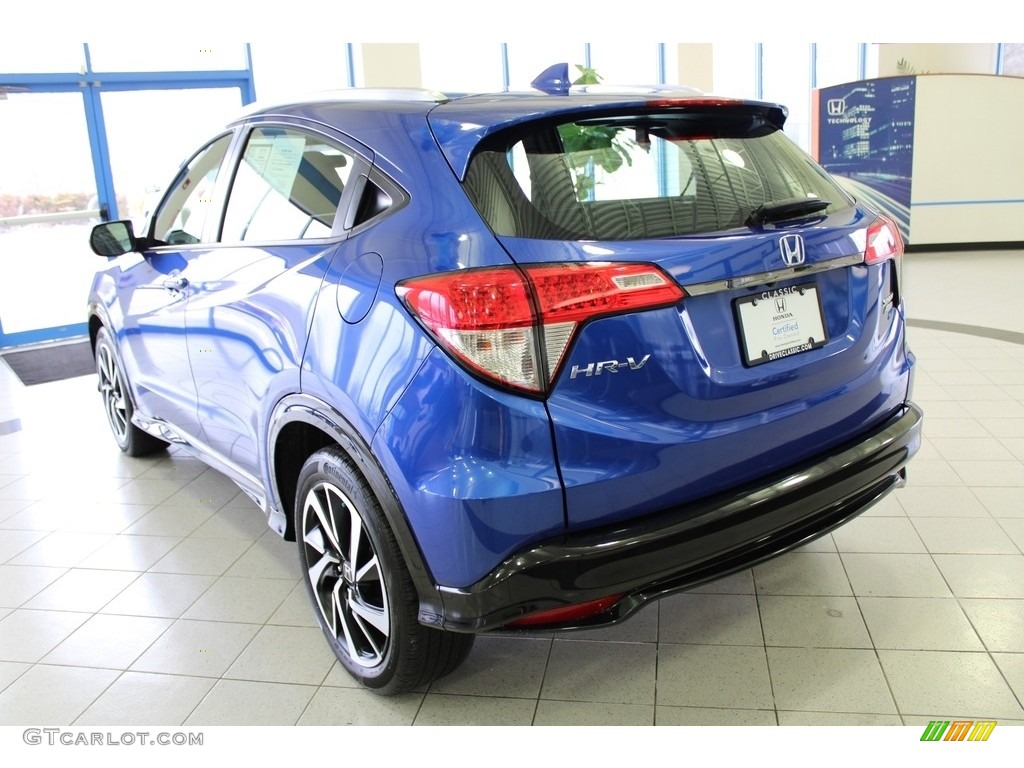 2019 HR-V Sport AWD - Aegean Blue Metallic / Black photo #11