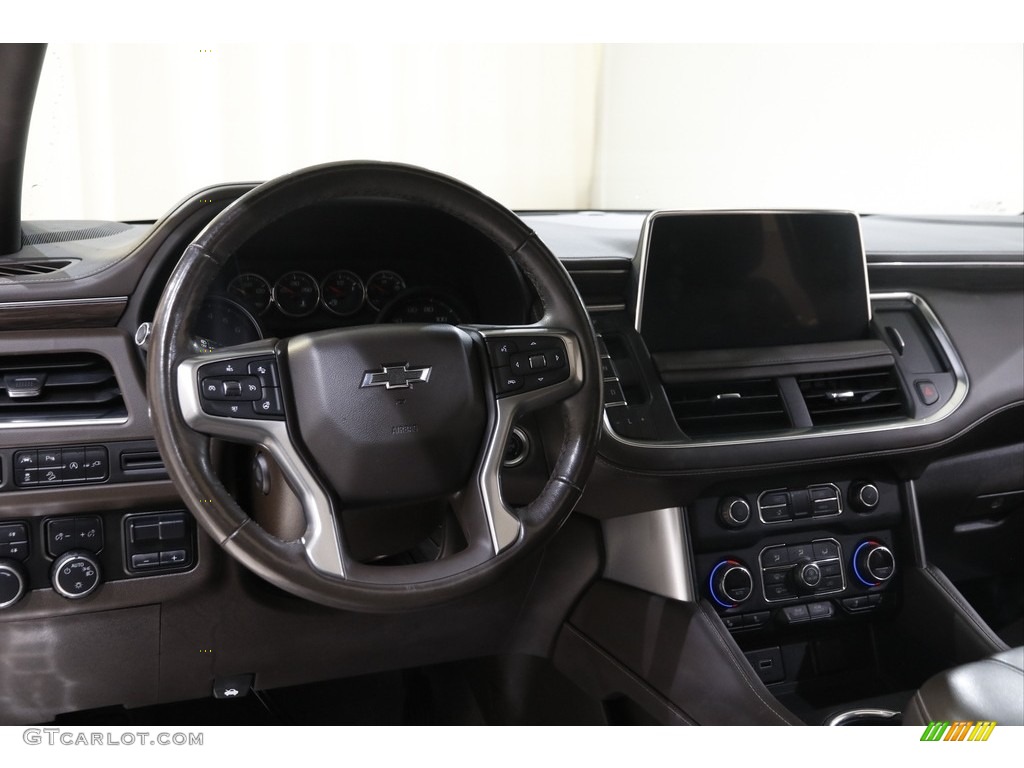 2021 Chevrolet Tahoe Z71 4WD Gideon/­Very Dark Atmosphere Dashboard Photo #145545010