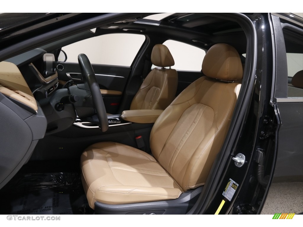 2020 Sonata SEL - Phantom Black / Dark Gray/Camel photo #5