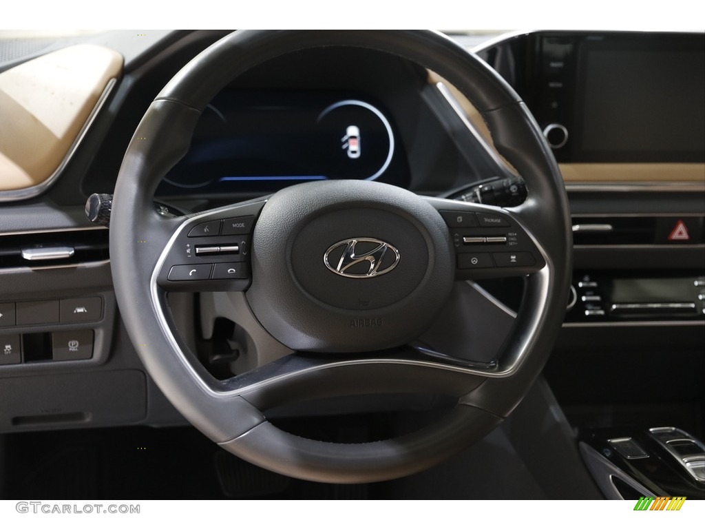 2020 Sonata SEL - Phantom Black / Dark Gray/Camel photo #7