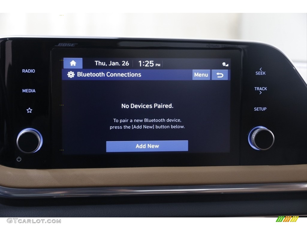 2020 Sonata SEL - Phantom Black / Dark Gray/Camel photo #11