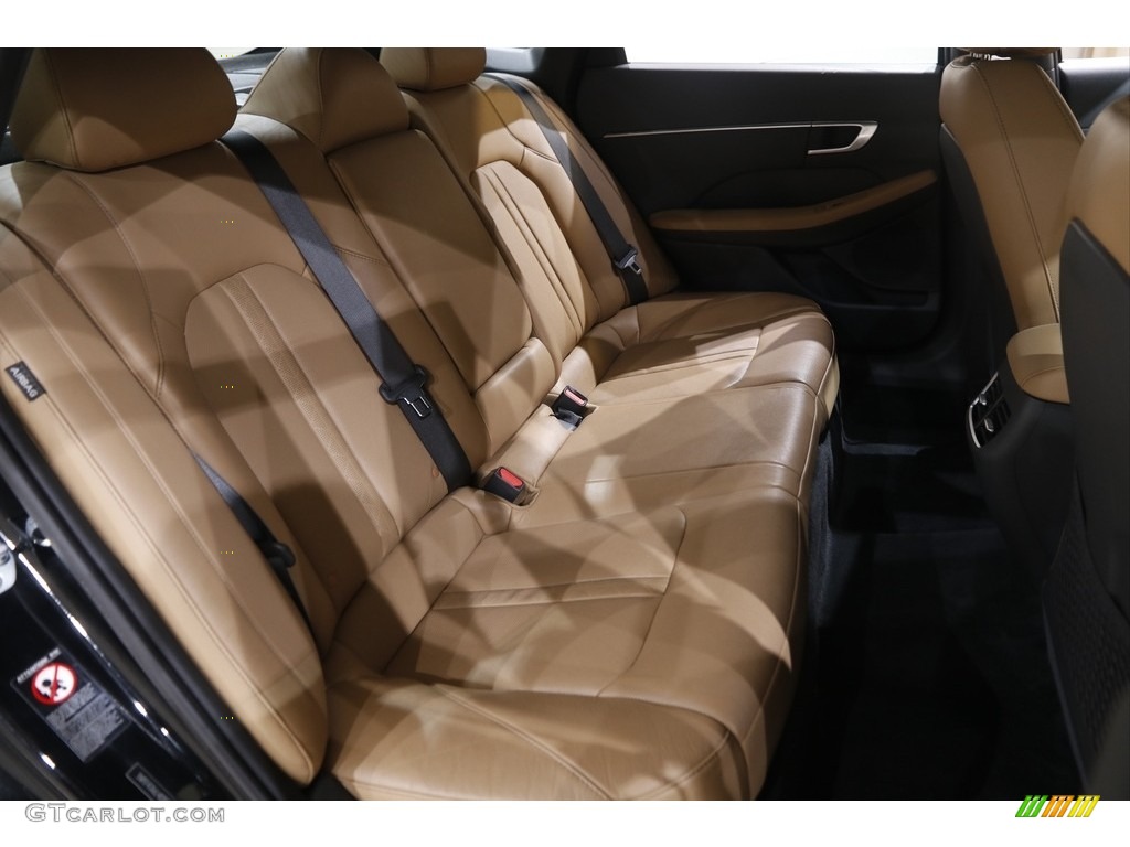 2020 Sonata SEL - Phantom Black / Dark Gray/Camel photo #17