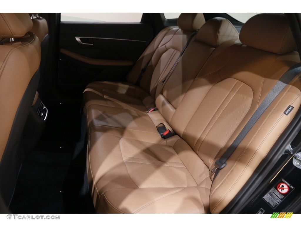 2020 Sonata SEL - Phantom Black / Dark Gray/Camel photo #18