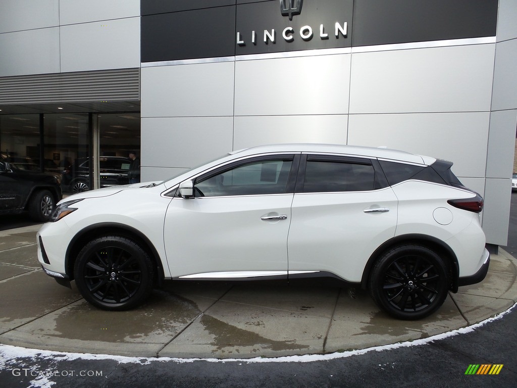 Pearl White Tricoat 2020 Nissan Murano Platinum AWD Exterior Photo #145546975