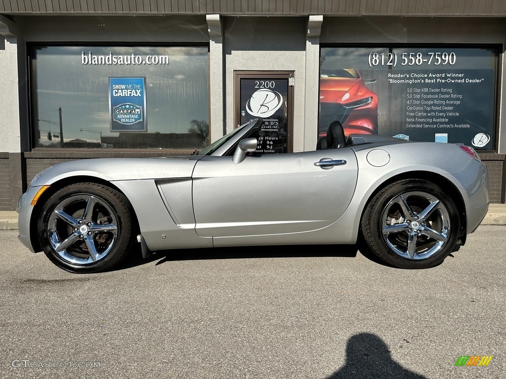 2009 Sky Roadster - Silver Pearl / Black photo #1