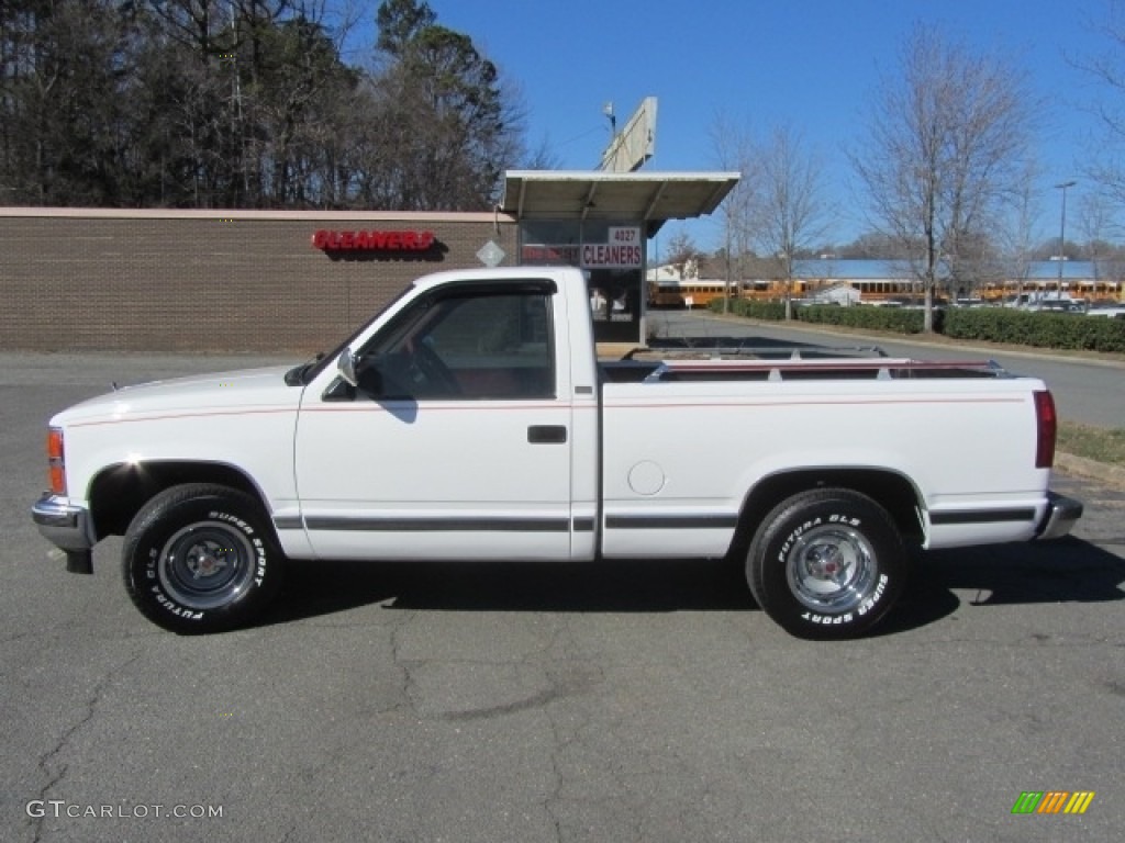 Summit White 1992 Chevrolet C/K C1500 Extended Cab Exterior Photo #145547591