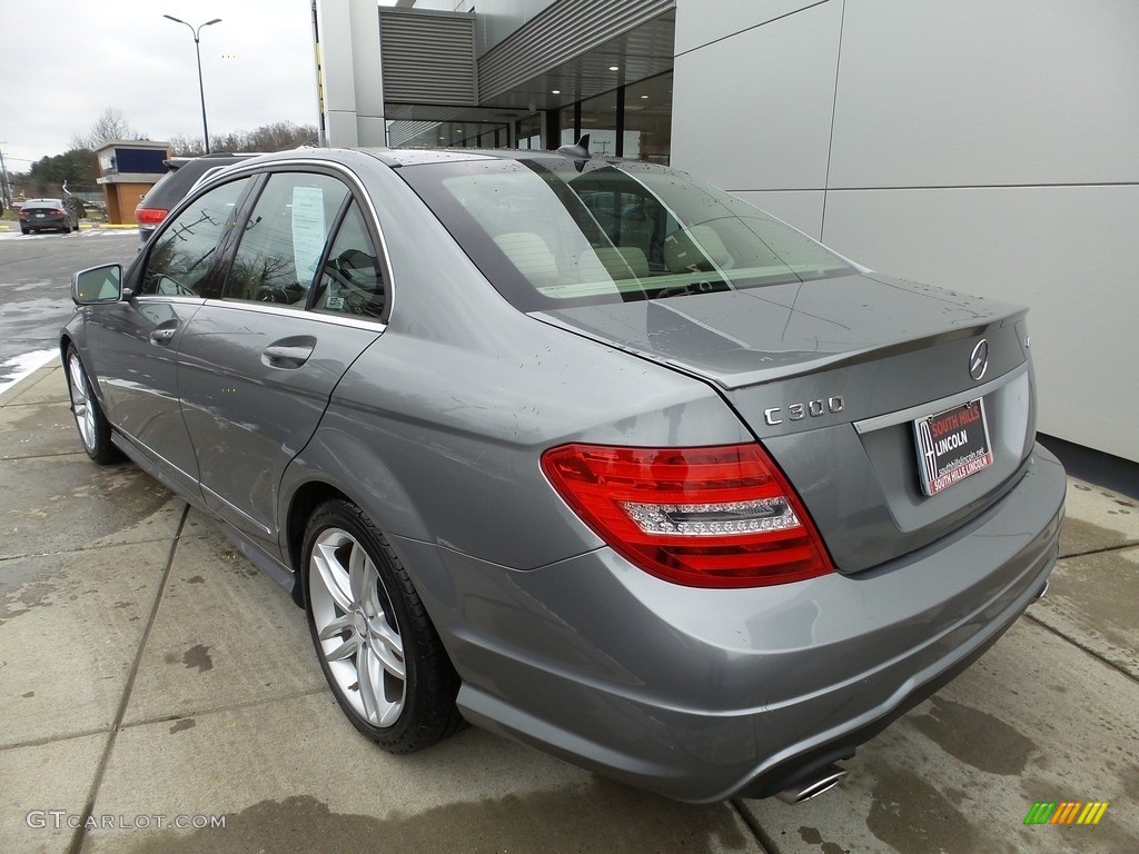 2013 C 300 4Matic Sport - Palladium Silver Metallic / Almond Beige photo #3