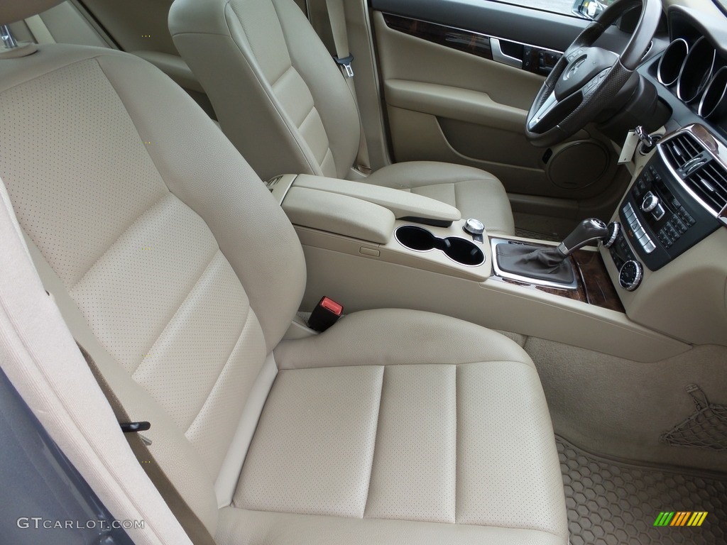 2013 C 300 4Matic Sport - Palladium Silver Metallic / Almond Beige photo #11