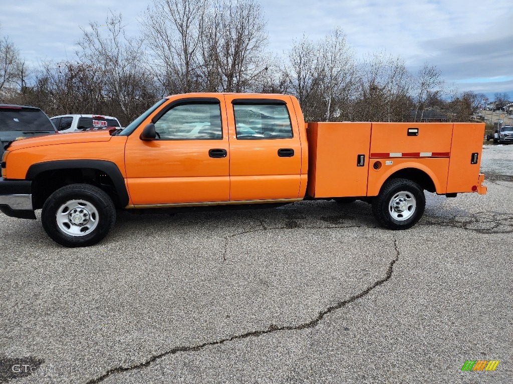 Custom Orange Metallic Chevrolet Silverado 2500HD