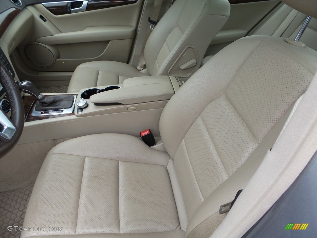 2013 C 300 4Matic Sport - Palladium Silver Metallic / Almond Beige photo #15