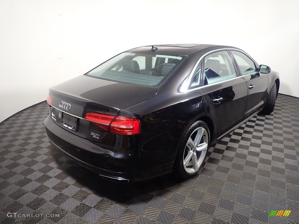 Brilliant Black 2018 Audi A8 L 3.0T quattro Exterior Photo #145548010