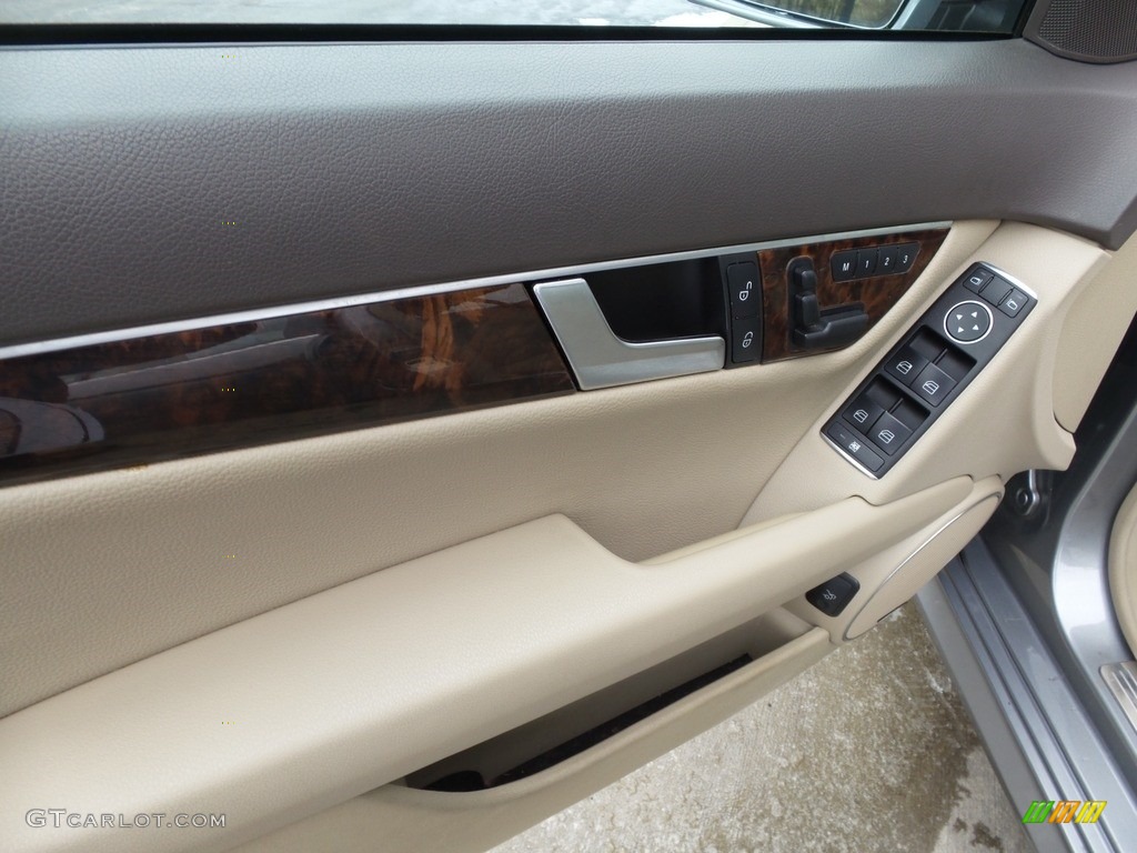 2013 C 300 4Matic Sport - Palladium Silver Metallic / Almond Beige photo #18