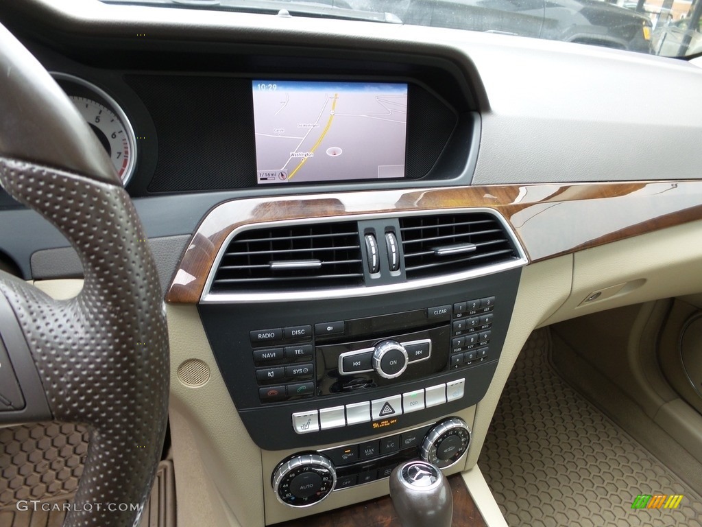 2013 C 300 4Matic Sport - Palladium Silver Metallic / Almond Beige photo #22