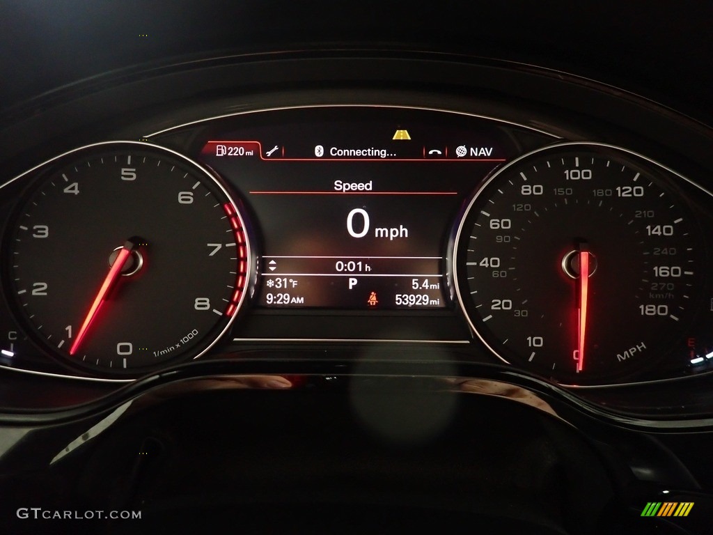 2018 Audi A8 L 3.0T quattro Gauges Photos