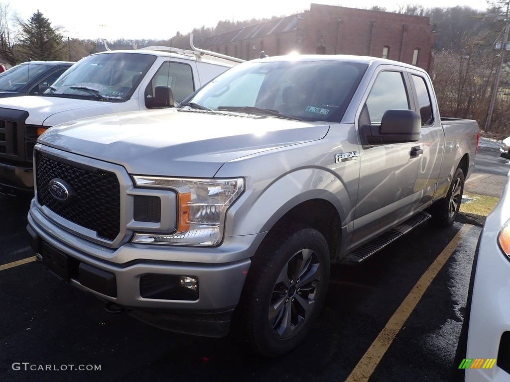 2020 F150 STX SuperCab 4x4 - Iconic Silver / Black photo #1