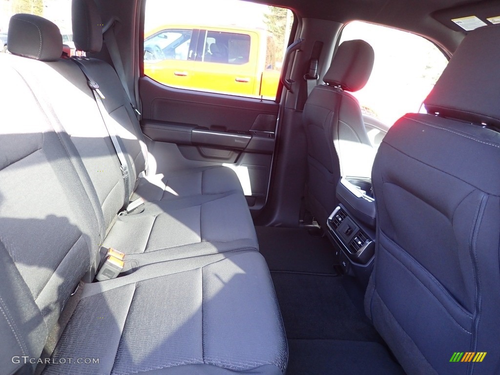 Black Interior 2023 Ford F150 XLT SuperCrew 4x4 Photo #145549006