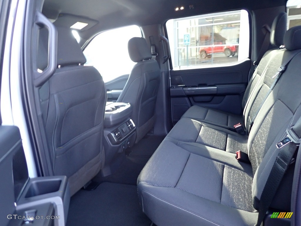 Black Interior 2023 Ford F150 XLT SuperCrew 4x4 Photo #145549048