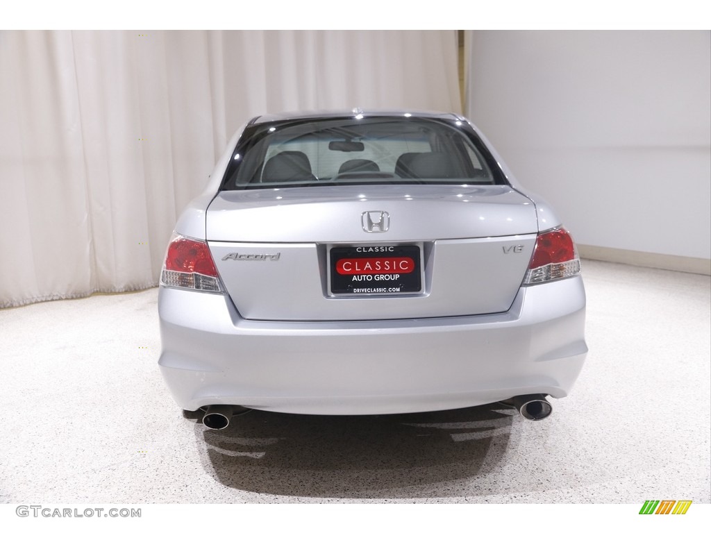2009 Accord EX-L V6 Sedan - Alabaster Silver Metallic / Gray photo #18
