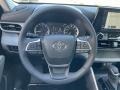 Graphite 2023 Toyota Highlander LE Steering Wheel