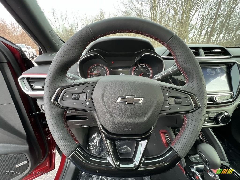 2023 Chevrolet TrailBlazer RS AWD Jet Black Steering Wheel Photo #145549732