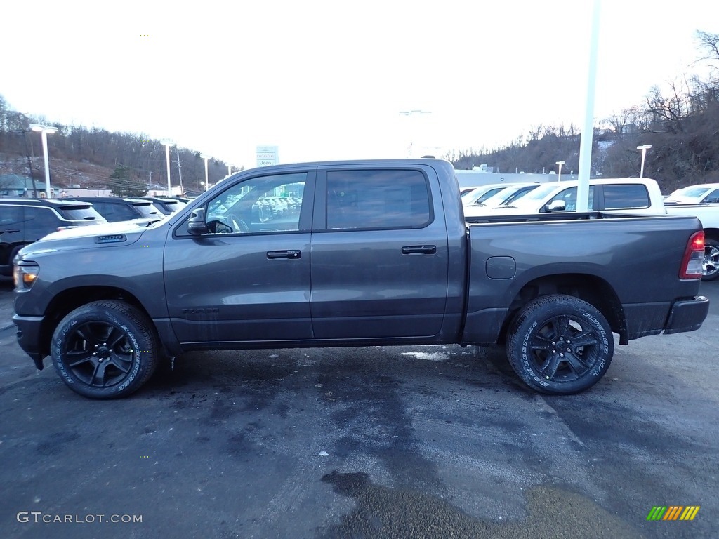 Granite Crystal Metallic 2023 Ram 1500 Big Horn Night Edition Crew Cab 4x4 Exterior Photo #145549885
