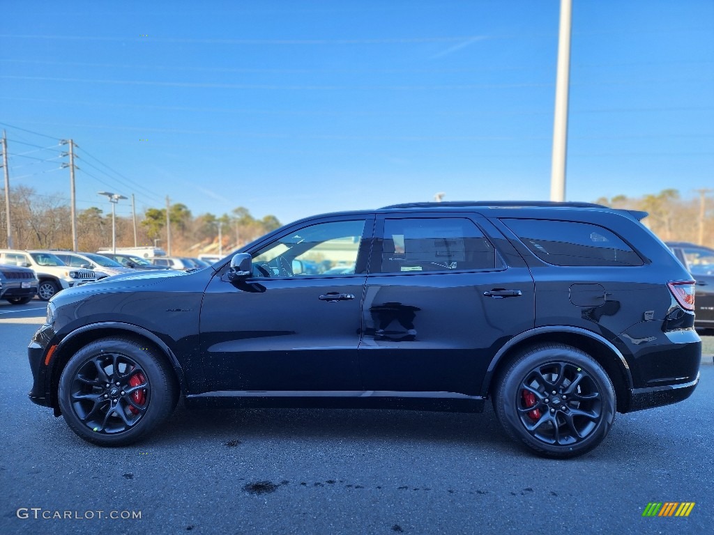 DB Black 2023 Dodge Durango R/T Blacktop AWD Exterior Photo #145550215