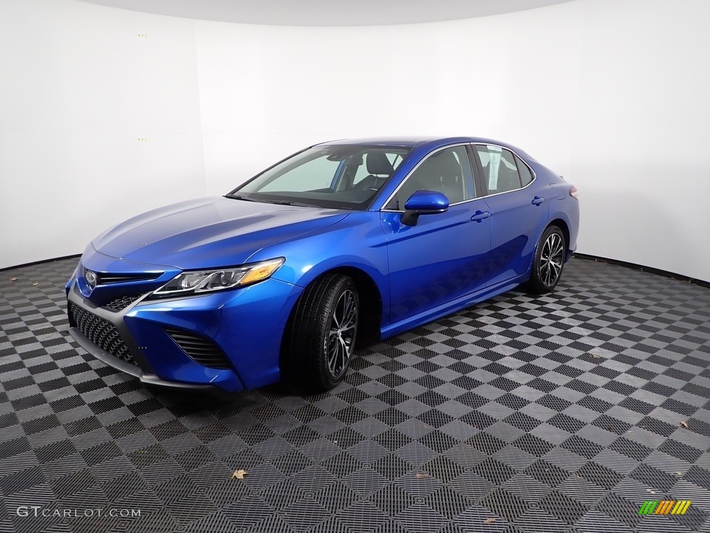 2020 Camry SE - Blue Streak Metallic / Black photo #5