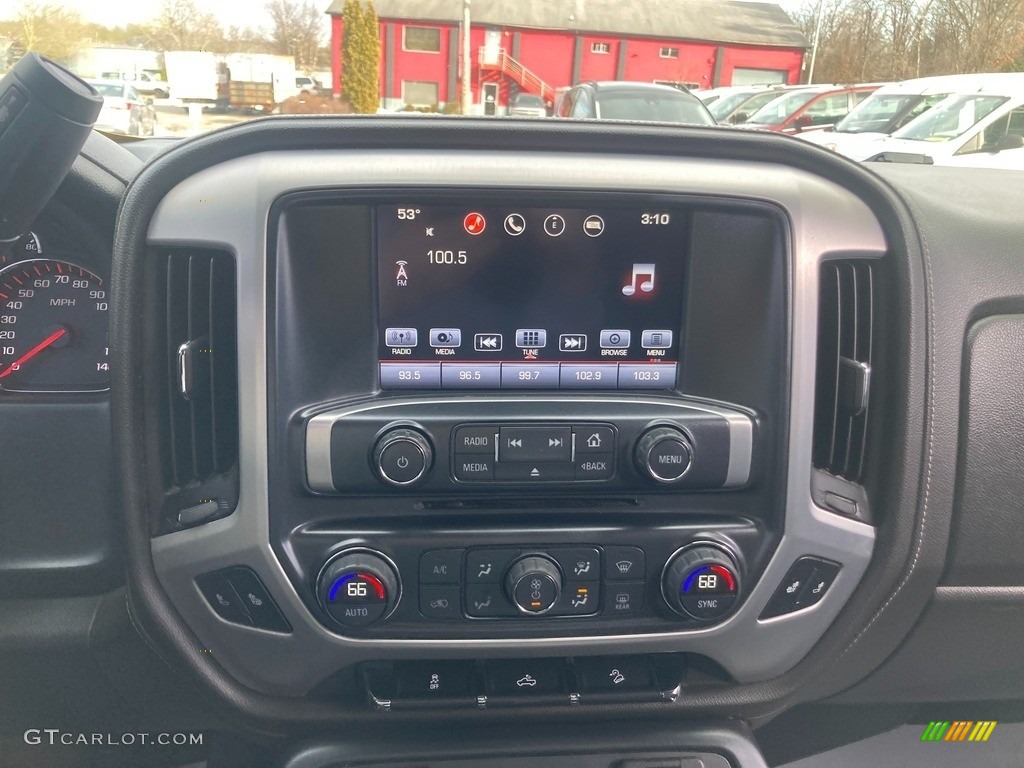 2016 Sierra 1500 SLE Crew Cab 4WD - Stone Blue Metallic / Jet Black photo #18