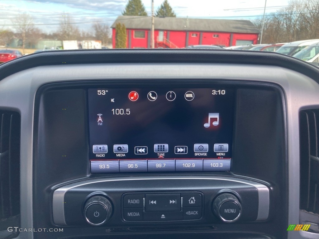 2016 Sierra 1500 SLE Crew Cab 4WD - Stone Blue Metallic / Jet Black photo #19