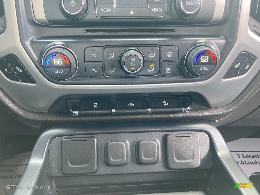 2016 Sierra 1500 SLE Crew Cab 4WD - Stone Blue Metallic / Jet Black photo #20