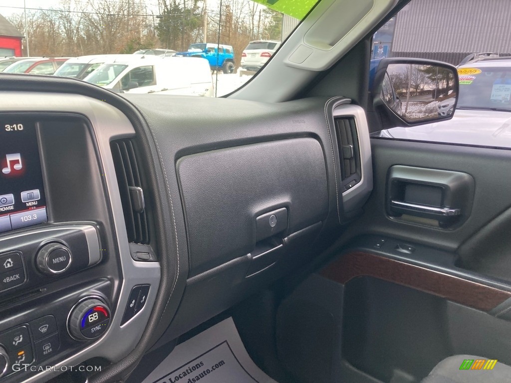 2016 Sierra 1500 SLE Crew Cab 4WD - Stone Blue Metallic / Jet Black photo #25
