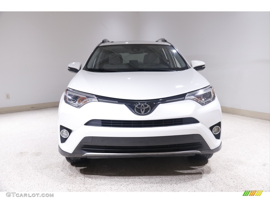 2017 RAV4 Limited - Blizzard Pearl White / Ash photo #2