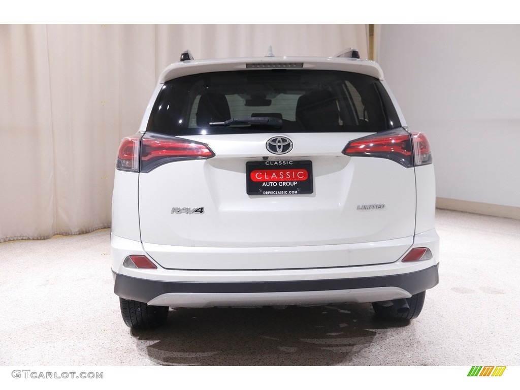 2017 RAV4 Limited - Blizzard Pearl White / Ash photo #19