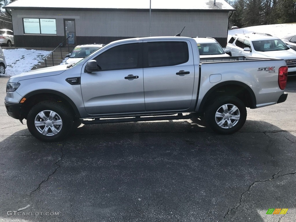 2021 Ranger STX SuperCrew 4x4 - Iconic Silver Metallic / Ebony photo #1