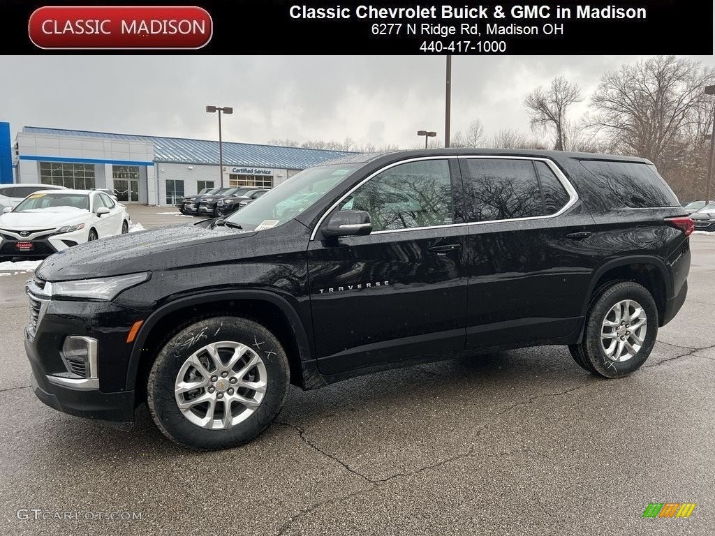2023 Traverse LS AWD - Mosaic Black Metallic / Jet Black/Chai photo #1